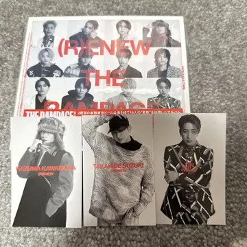 (R)NEW 포토 카드 카와무라 카즈마.진.스즈키 스가히데 CD DVD