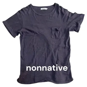 nonnative NN-C3337 DWELLER S/S TEE 차콜