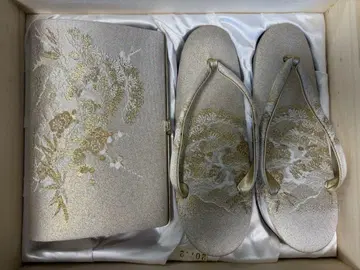 꽃무늬 조리와 백 세트, 일본 의류