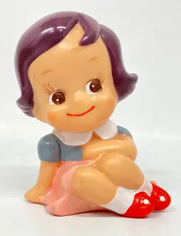 칸긴 소프트 비닐 저금통 노바라짱 앉은 자세/덮개 있음 100mm