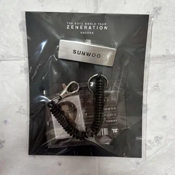 THEBOYZ ID 카드 홀더 네임택 세트 선우 sunwoo