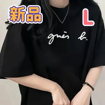 새상품 애니에스베 L 사이즈 블랙 로고 티셔츠