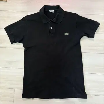 라코스테 블랙 피케 셔츠 Made in France