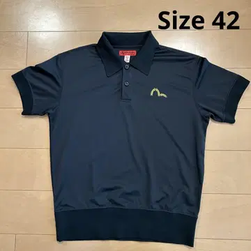 YAMANE GUARANTEED EVISU 에비수 42 피케 셔츠 월계수