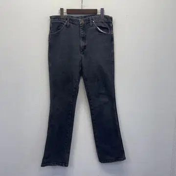 Wrangler 938BLK 블랙 부츠 컷 데님 34 x 32