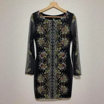 Desigual 드레스 포멀 플라워 Flower 셀럽 고급 슬림 레그