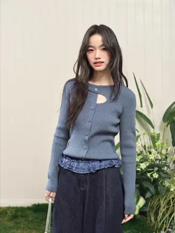 KUOSE 쿠오세 롱 슬리브 니트 탑 택 포함 미사용 새상품