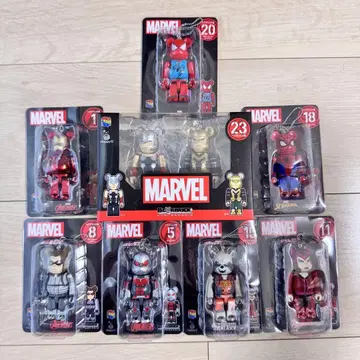 MARVEL 큐브릭/베어브릭 9개 세트