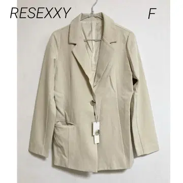 0398 RESEXXY 리젝시 새상품 내로우 라벨 자켓 FREE