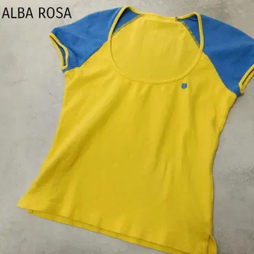 새상품급 알바 로사 90s 00s 래글런 크루넥 티셔츠