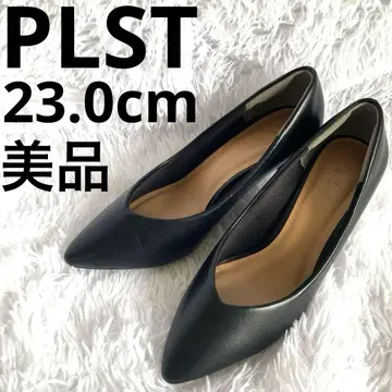 플라스테 PLST 스틸레토 펌프스 BLACK 23cm