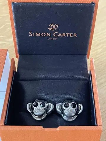 Simon Carter 원숭이 커프스 단추