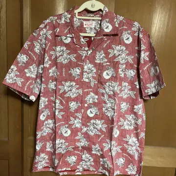 CAPTAIN SANTA ISLAND 알로하 셔츠 빨간색 새상품급