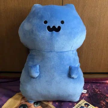 문구와 함께 쫄깃쫄깃 봉제 인형 XL 프리미엄 고양이