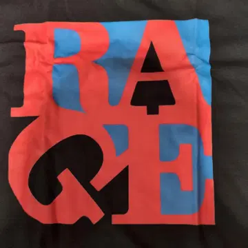 RAGE 티셔츠 블랙