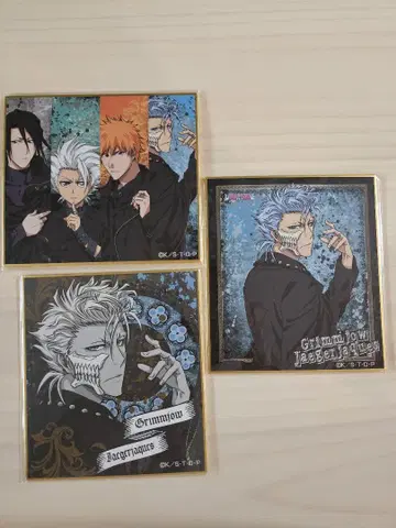 BLEACH 온라인 복권 BLACK & ROCK 미니 색지 3장 세트