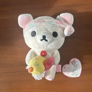 리락쿠마 헤어밴드 봉제 인형