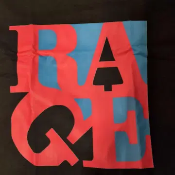 RAGE 티셔츠 블랙 L