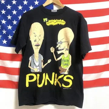 BEAVIS AND BUTTHEAD PUNKS 티셔츠