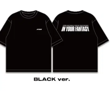 ateez in your fantasy fromm 티셔츠 블랙