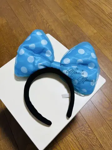 미니 머리띠 리본 디즈니