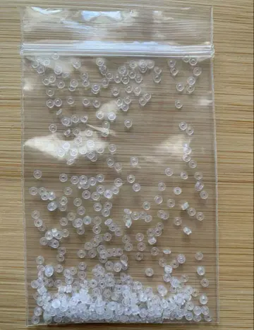부품 실리콘 쿠션 2mm 500개 목걸이 팔찌용 투명