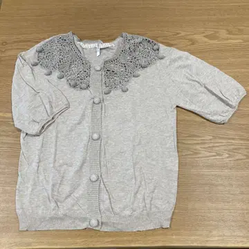 As know As 반팔 가디건 면 린넨