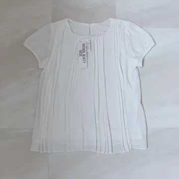 미사용 새상품 택 포함 내추럴 뷰티 베이직 화이트 블라우스 셔츠