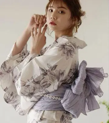 Dita 유카타 우타카타노 게카츠 미인 (유카타, 오비)