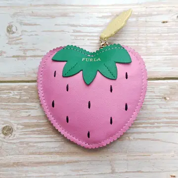 FURLA 훌라 딸기 코인 케이스