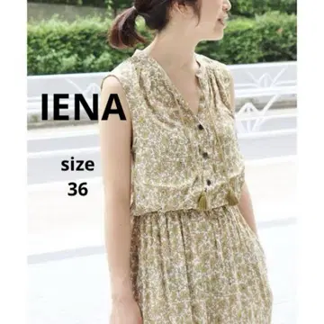 IENA IPEKER 올인원 플라워 프린트 꽃무늬 슬리브리스