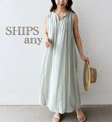 SHIPSany 코튼 원피스 벌룬 원피스