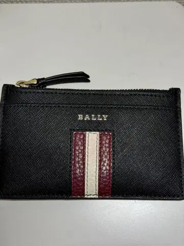 BALLY 가죽 프래그먼트 케이스 블랙