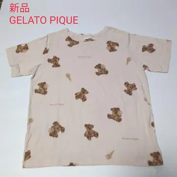 새상품 GELATO PIQUE 상의 티셔츠 룸웨어 곰