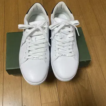 폴로 바이 랄프 로렌 화이트 네이비 스니커즈