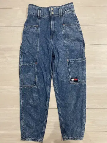 TOMMY JEANS 데님 카고 팬츠