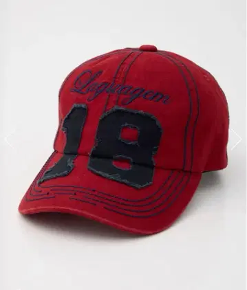 laguagem NUMBER STITCHI 캡