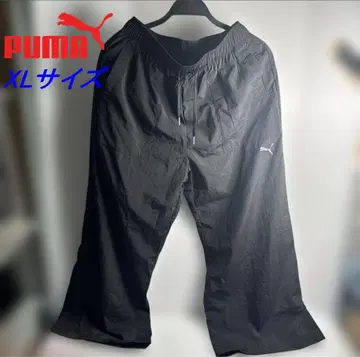 푸마 우븐 와이드 크롭 팬츠 674945-01 XL 사이즈 블랙