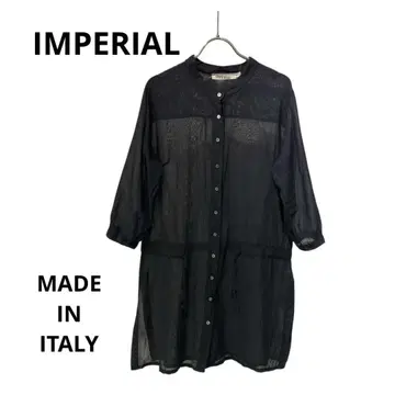 이탈리아제 IMPERIAL 임페리얼 시어 튜닉 블라우스