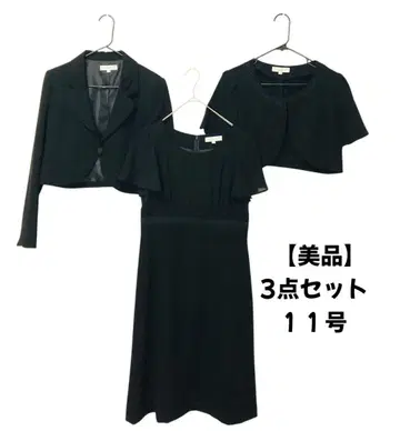 새상품급 세오리아 블랙 포멀 3개 세트 11호 상복 관혼상제 블랙 L
