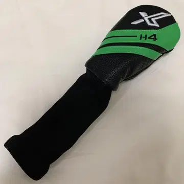정품 젝시오 X H4 유틸리티용 골프헤드커버 블랙과 그린