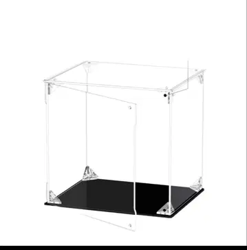 피규어 케이스 UV 차단 아크릴 받침대 블랙 높이 20cm