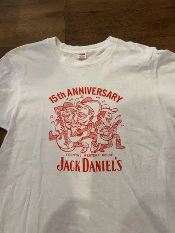 레어 상품 JACK DANIEL'S 15th ANNIVERSARY 티셔츠