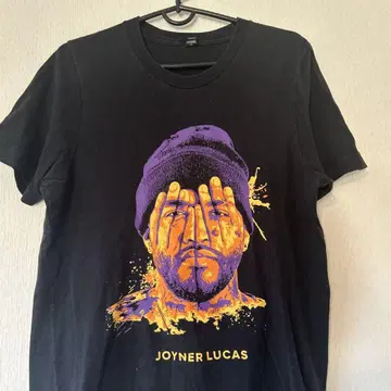 JOYNER LUCAS 그래픽 티셔츠 블랙