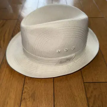 볼사리노 Borsalino 화이트 햇 57cm