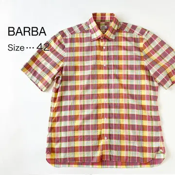 새상품급 바르바 BARBA 바니스뉴욕 반팔 셔츠 핑크