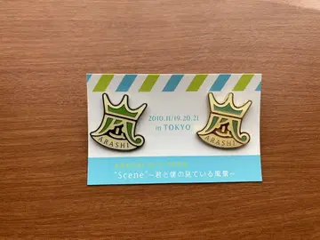 ARASHI 10th Anniversary 핀 배지 세트