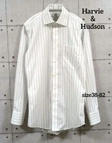 Harvie & Hudson 스트라이프 셔츠 38