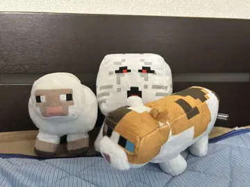 Minecraft 봉제 인형 세트 양 고양이 가스트