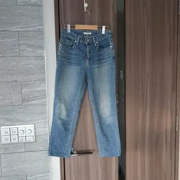 CLANE 스트레이트 데님 라이트 블루